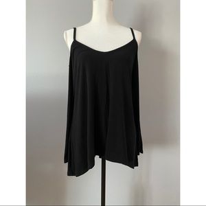 Cold shoulder long sleeve top